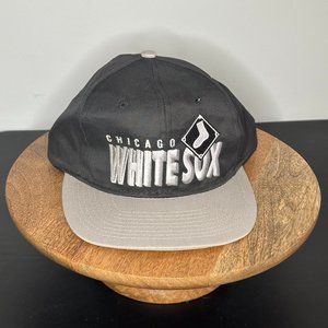VINTAGE Drew Pearson Chicago White Sox Snapback Hat Embroidered Logo Spell Out